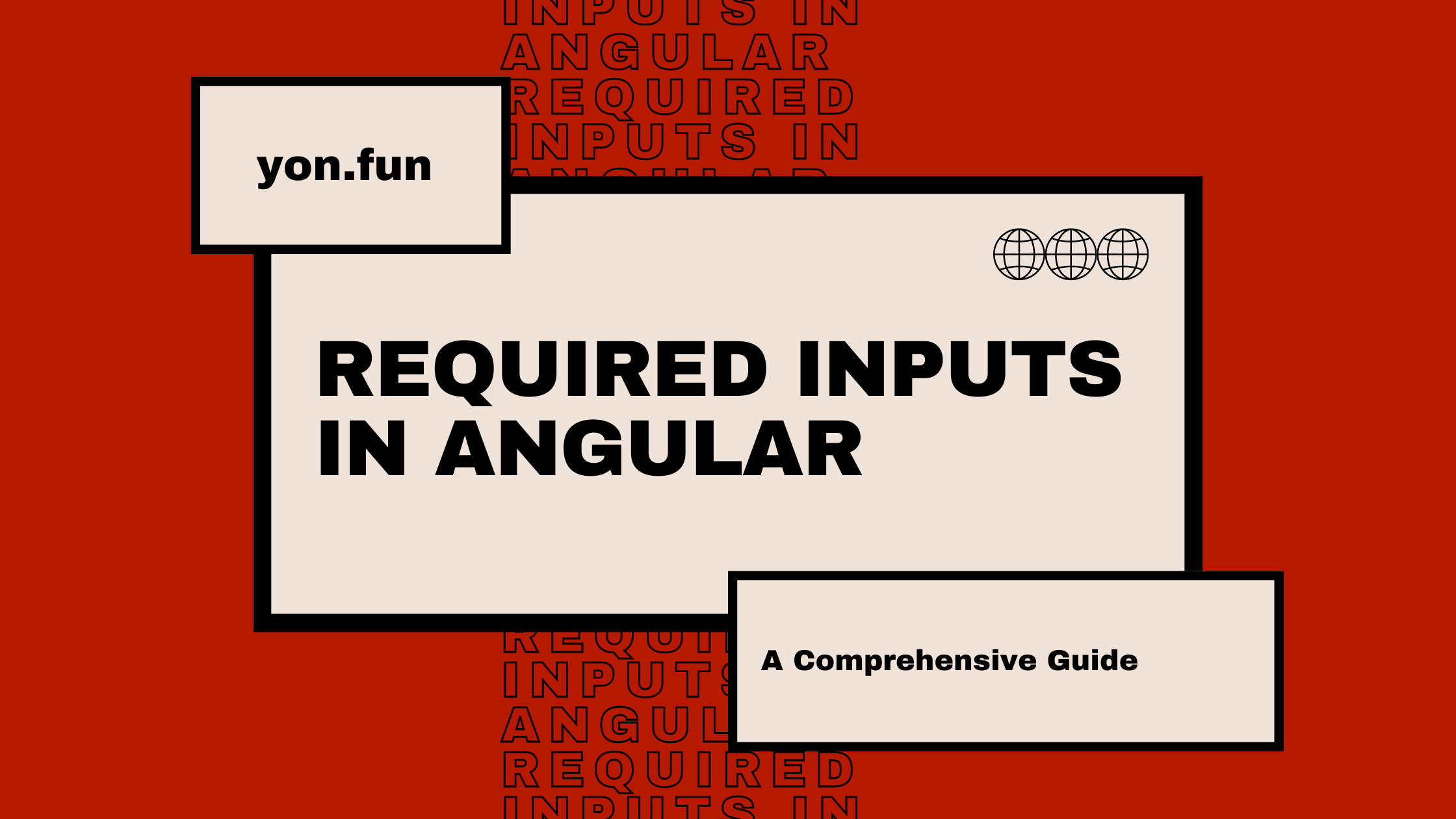 Required Inputs in Angular: A Comprehensive Guide