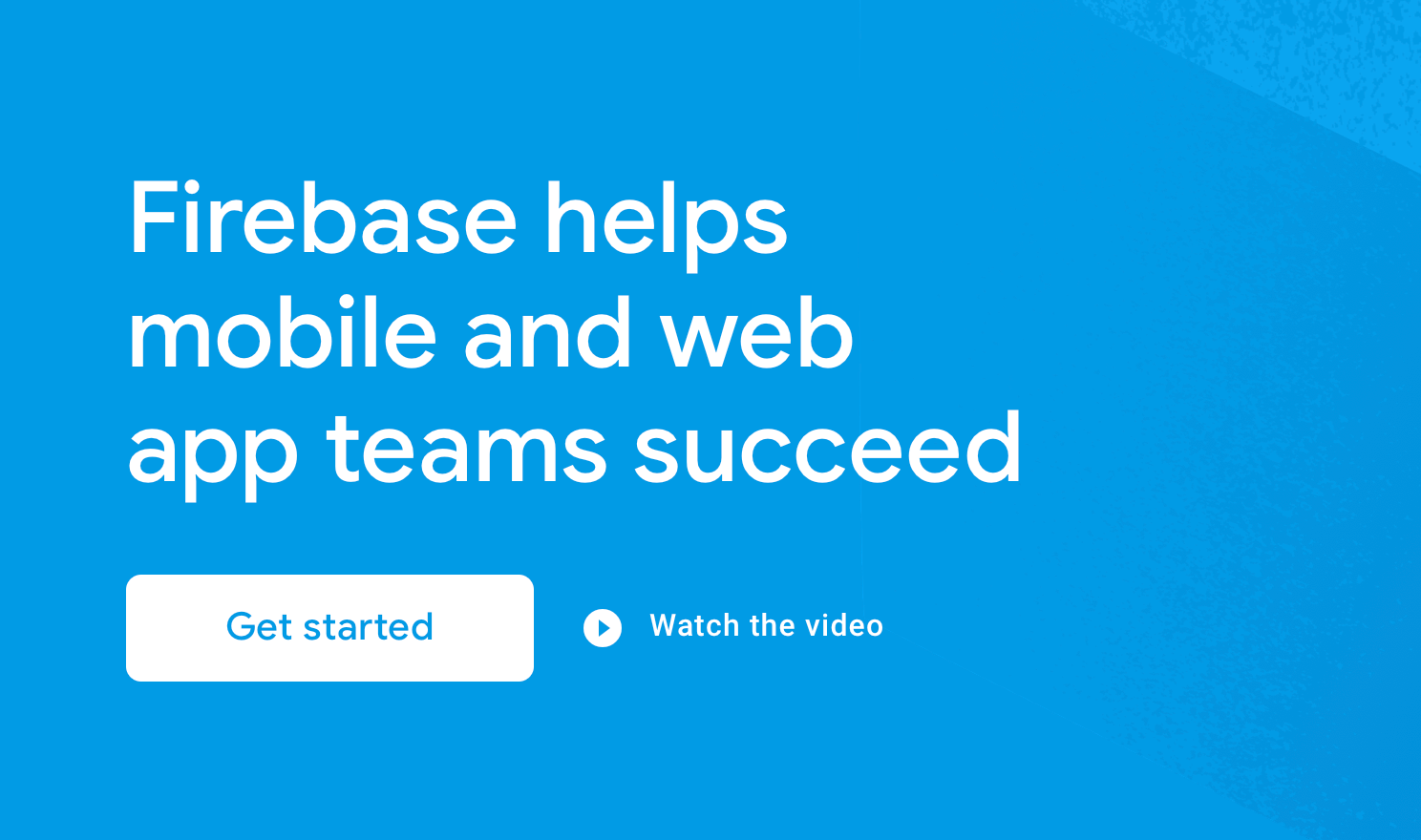 Firebase website screenshot