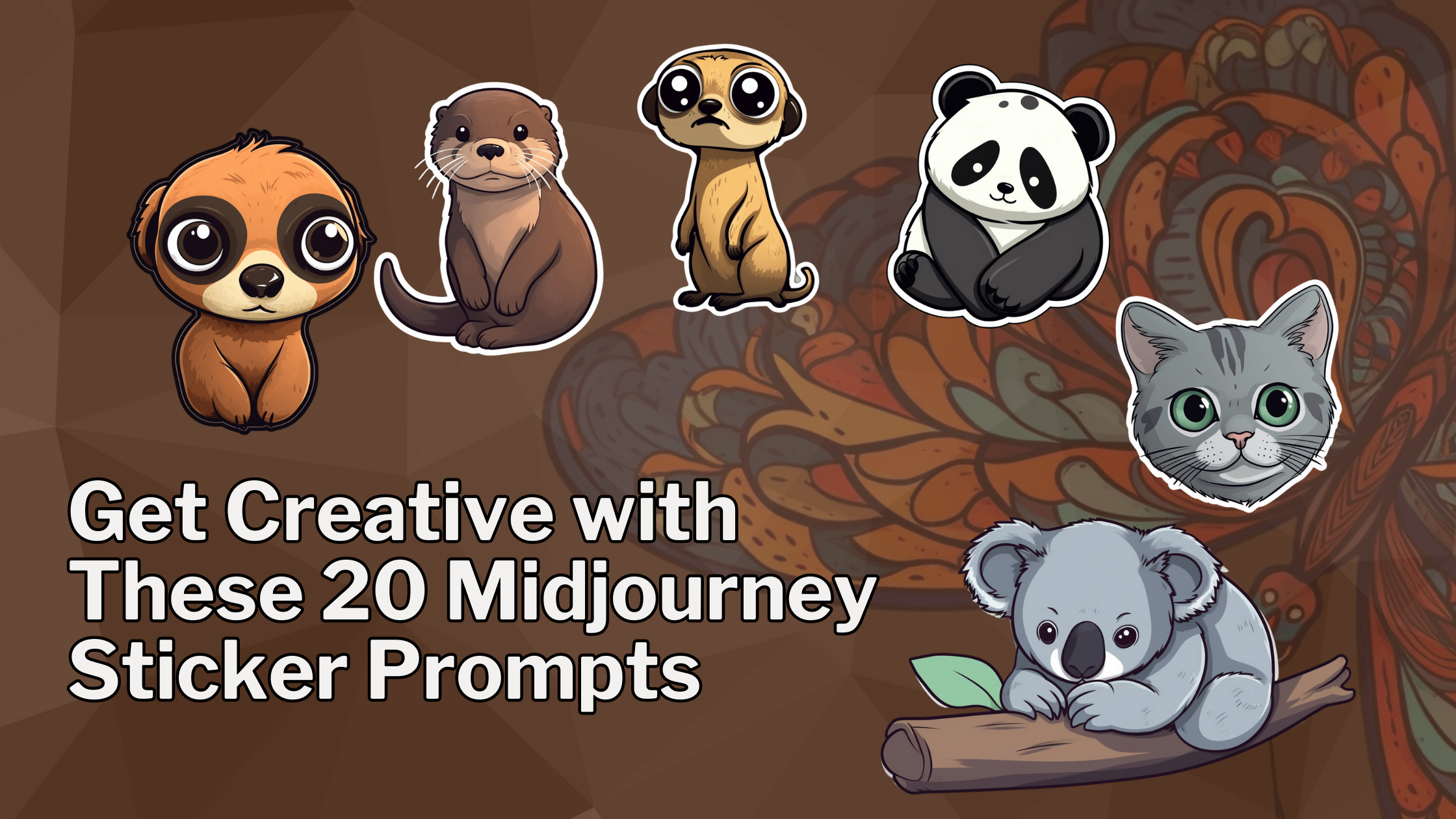 Little Stickers Collections Midjourney Prompt