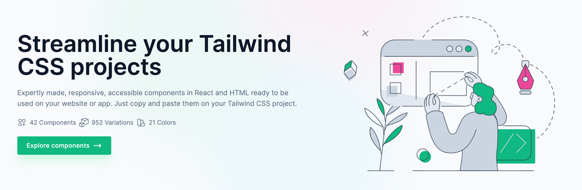 Top 6 Free Lightweight Tailwind Component Libraries (No JS)