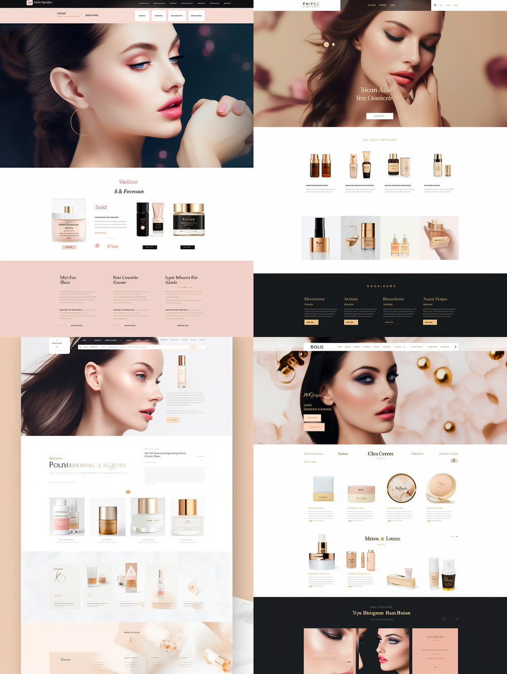  A beauty product website 