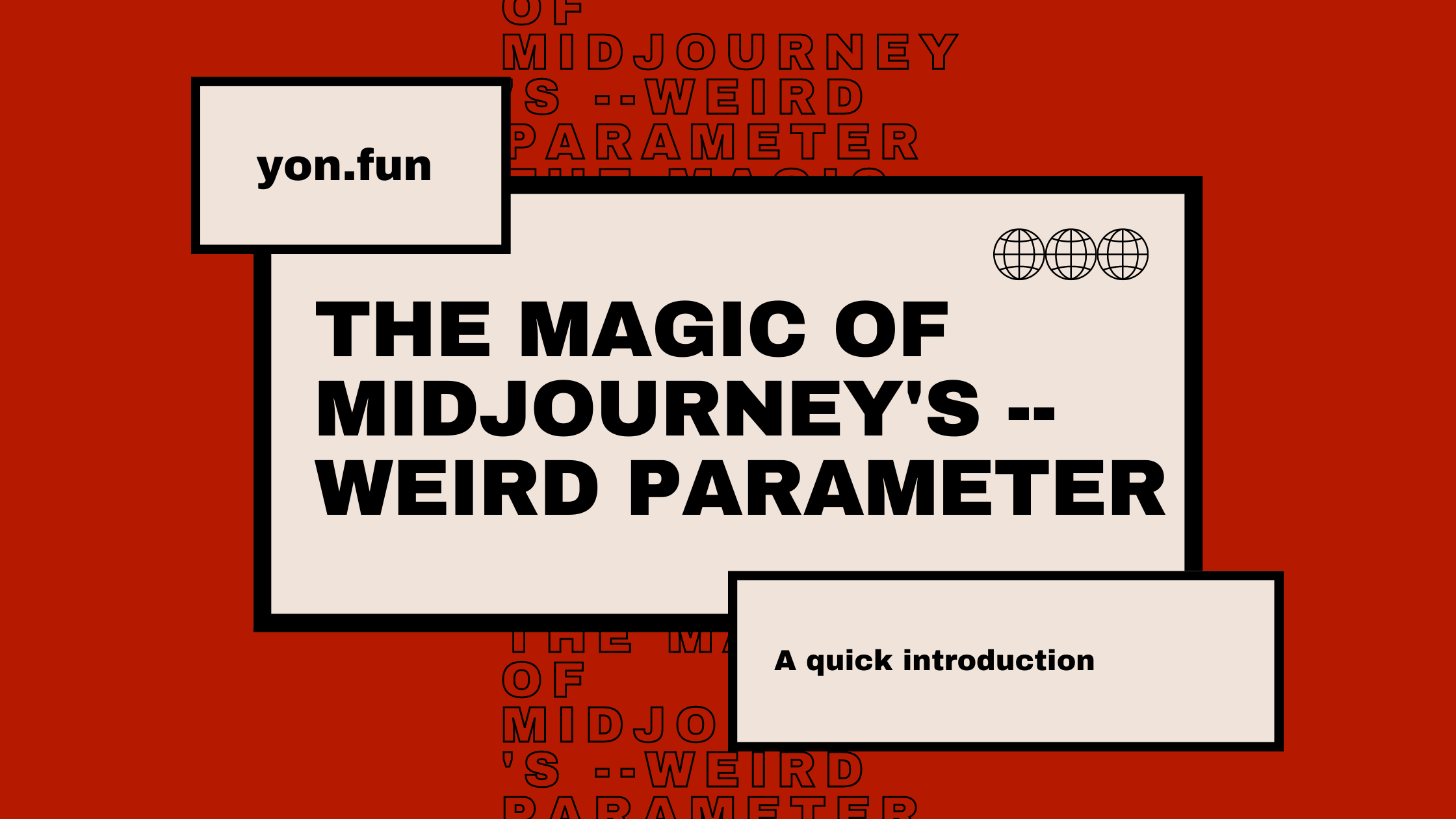 The Magic of Midjourney's --Weird Parameter
