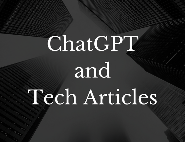 I let ChatGPT write a Technical article for me