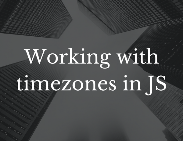 JavaScript Timezone using Vanilla JavaScript