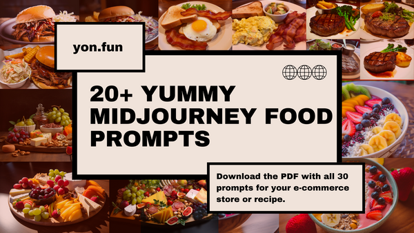 20+ Yummy Midjourney Food Prompts for Stunning Food Images